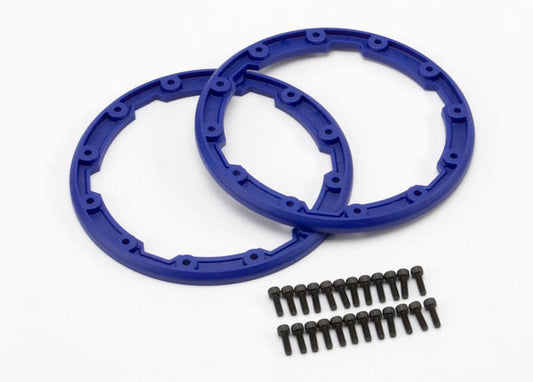 Traxxas 5666 Sidewall Protector Beadlck Blu