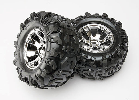 Traxxas 5673 T&W Geode Chrm/Canyon At 17Mm