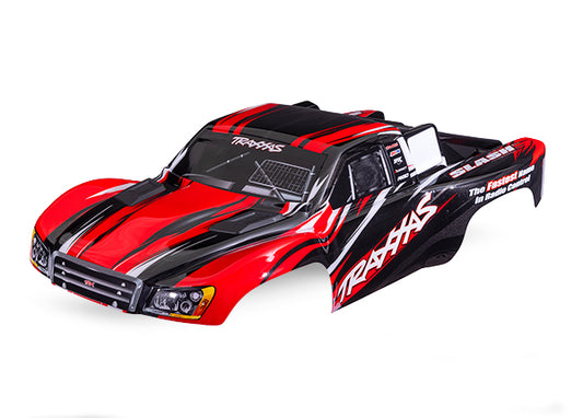 Traxxas 5855-Red Body Slash 4X4 Red