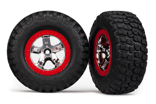 Traxxas 5867 T&W Sct Chrm,Red/Bfg Mt 2.2 R