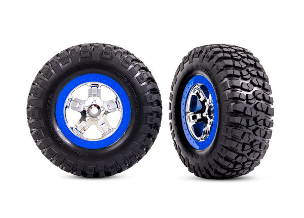 Traxxas 5869A T&W Sct Chrm Blu Bdlk 2Wd Frnt