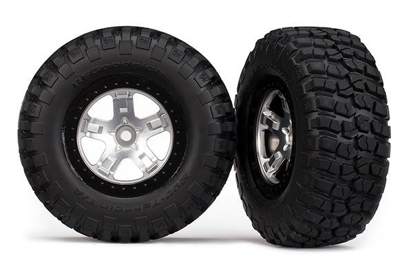 Traxxas 5878 T&W Stn Chrm,Blk/Bfg Mt Rear