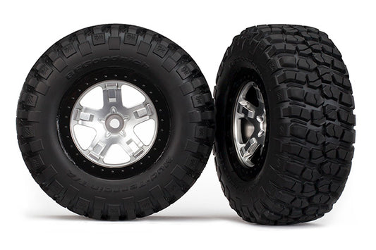 Traxxas 5878 T&W Stn Chrm,Blk/Bfg Mt Rear