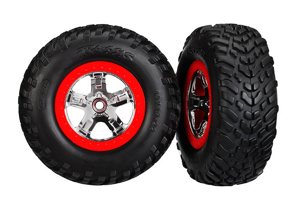 Traxxas 5888 T&W Sct Chrm,Red/Sct Of/R Frnt