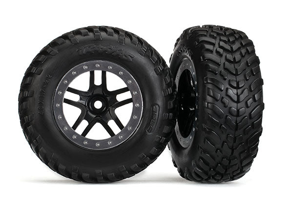 Traxxas 5890 T&W Sct Blk,Stn Chrm/Of/R Tsm