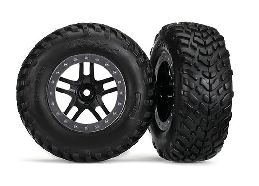 Traxxas 5890 T&W Sct Blk,Stn Chrm/Of/R Tsm