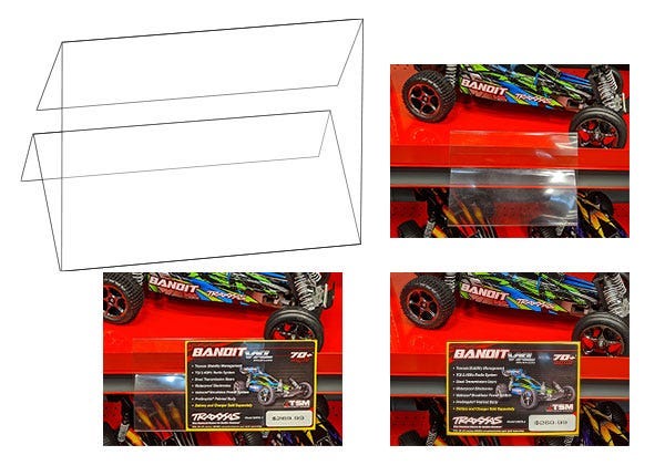 Traxxas 61745 3 Fold Sign Cover 5X7 10 Per Pack