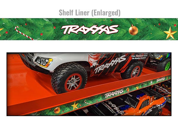 Traxxas 61828 Holiday Shelf Liner Grn Vinyl