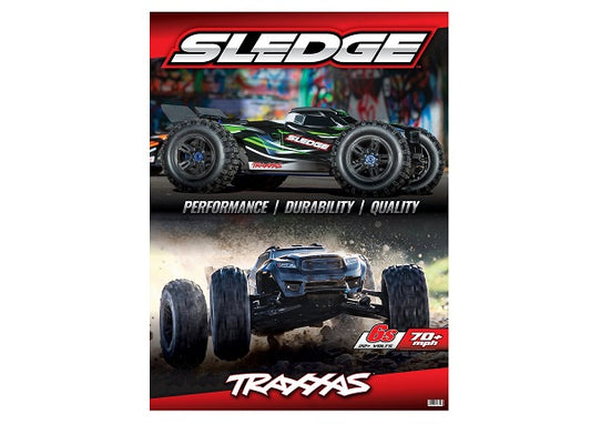 Traxxas 61880 Sledge 36X48 Vinyl Wndw Grpx