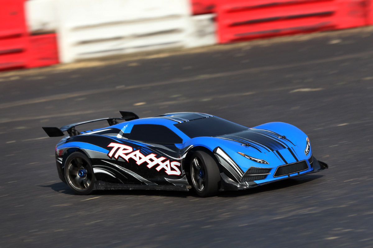 Traxxas 64077-3-Bluex Xo-1 Awd Supercar No Batt Tsm