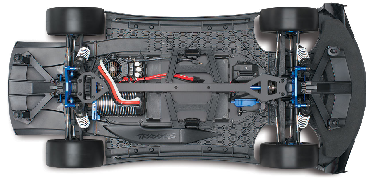Traxxas 64077-3-Bluex Xo-1 Awd Supercar No Batt Tsm