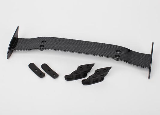 Traxxas 6414G Wing (Exocarbon)/ Wing Mounts