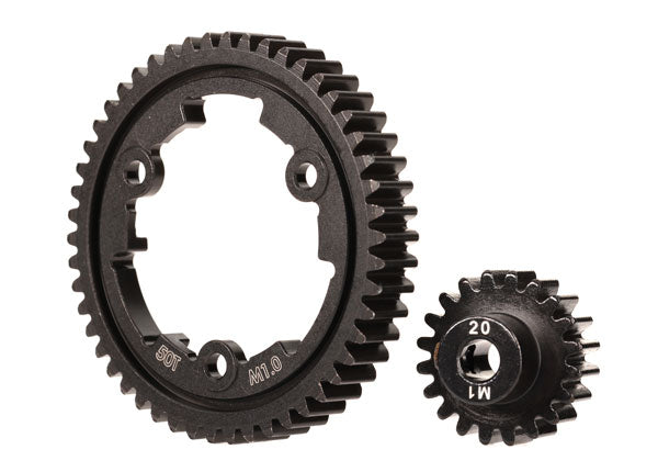 Traxxas 6450 Spur 50T Steel Pinion 20T 1Mp