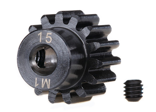 Traxxas 6487R Pinion 15-T 1.0 Mp Machined