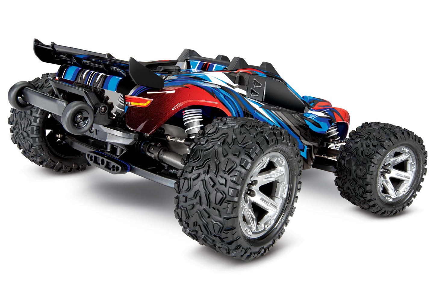 Traxxas 67076-4-Blue Rustler Vxl 4X4 Brushless