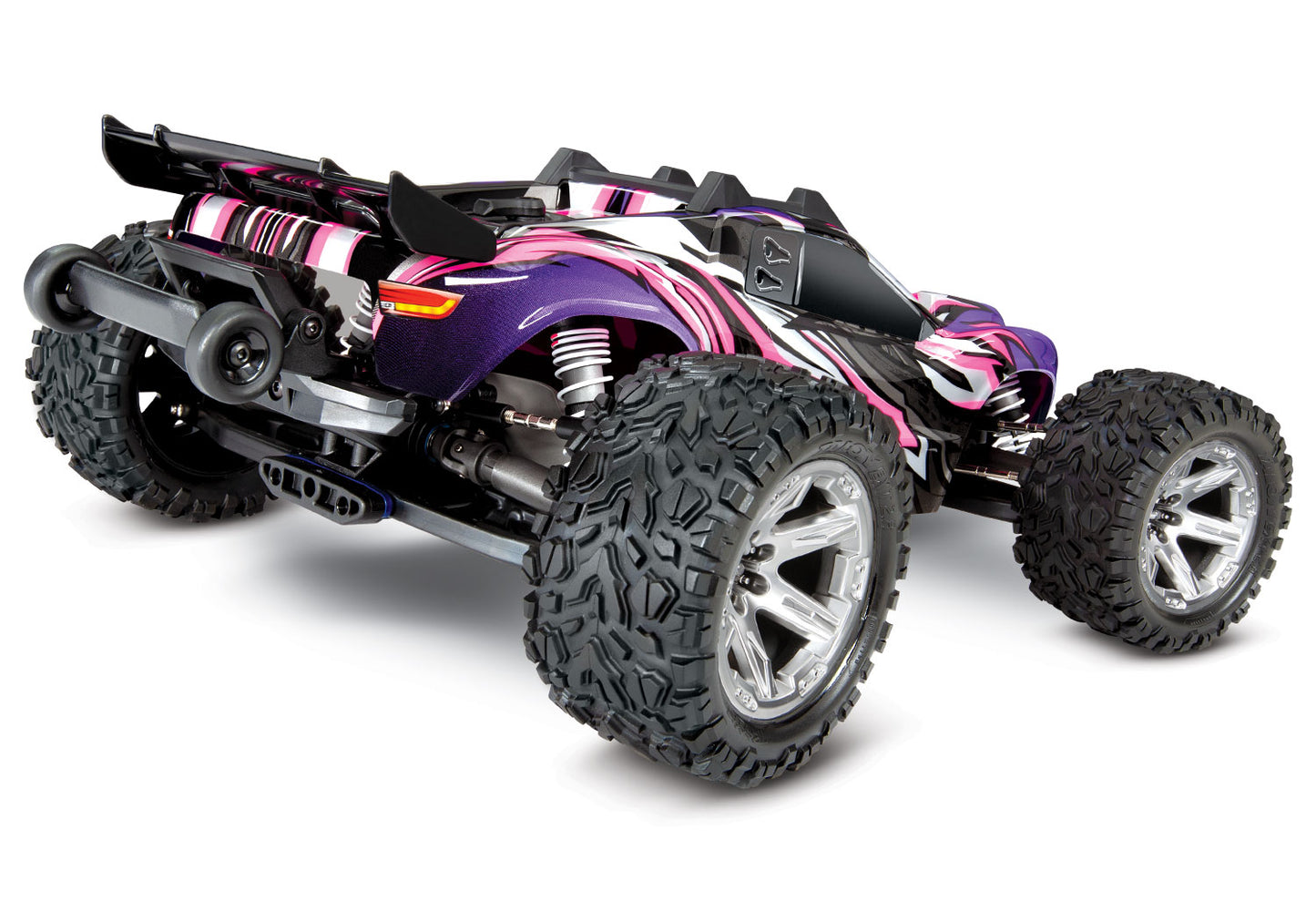 Traxxas 67076-4-Pink Rustler Vxl 4X4 Brushless