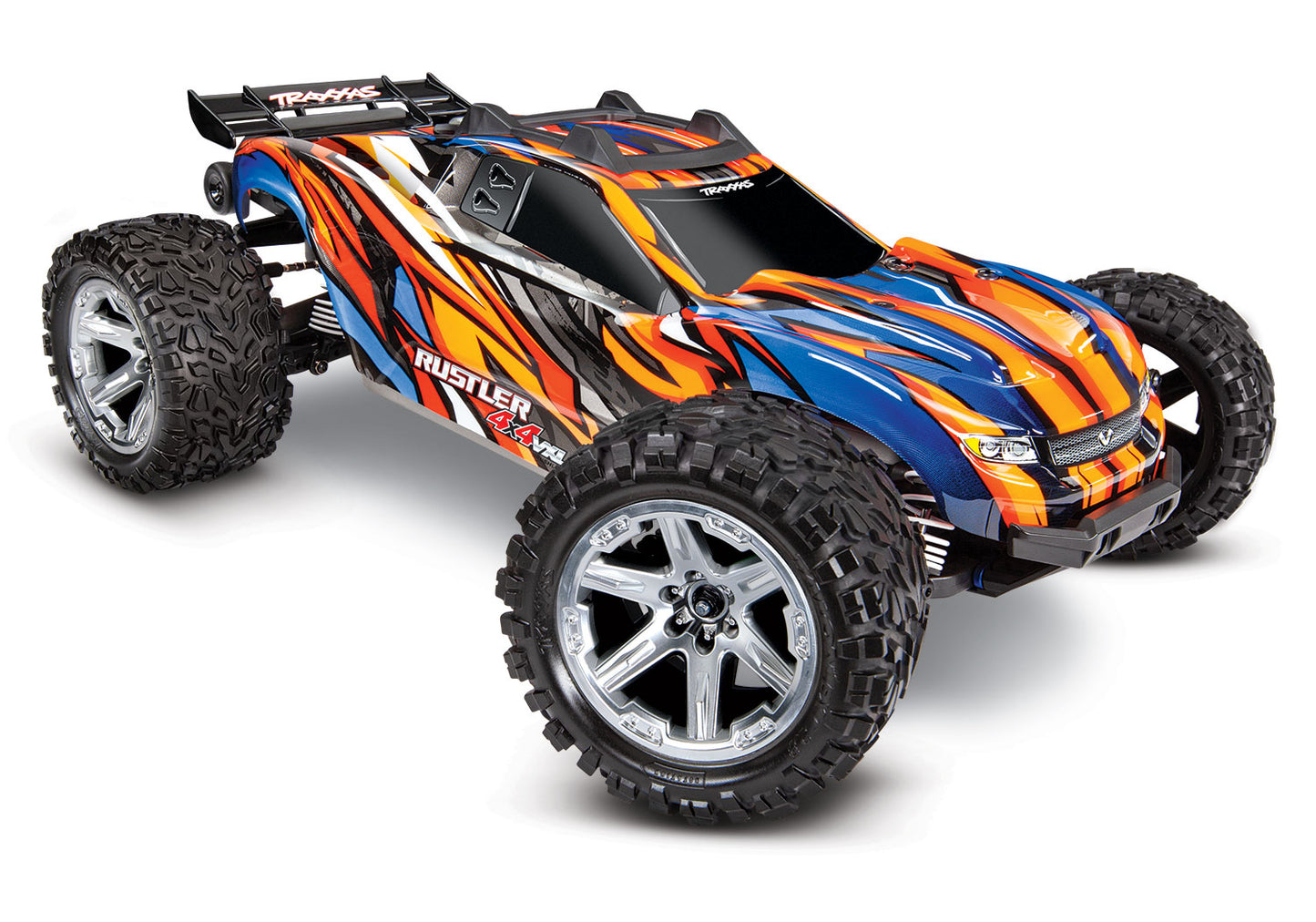 Traxxas 67076-4-Orng Rustler Vxl 4X4 Brushless