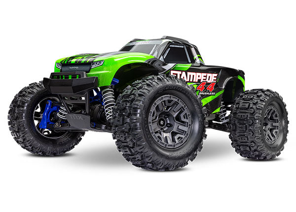 Traxxas 67154-4-Grn Stampede 4X4 Bl-2S