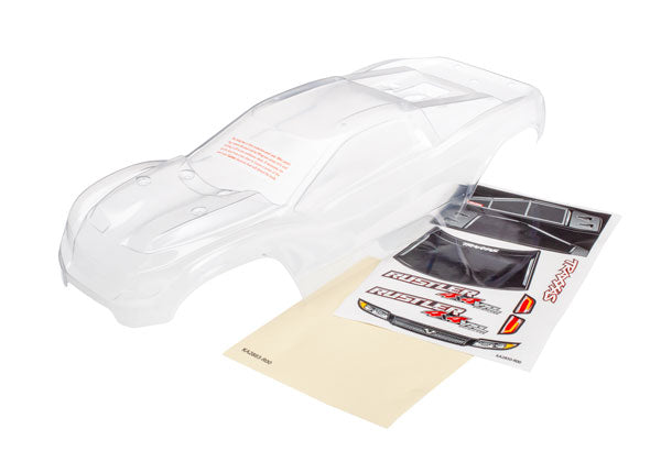 Traxxas 6717 Body Rustler 4X4 Clear