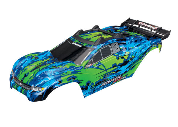 Traxxas 6717G Body Rustler 4X4 Vxl Grn