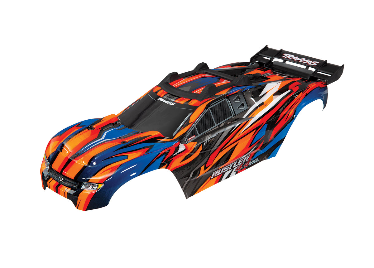 Traxxas 6717T Body Rustler 4X4 Vxl Orange