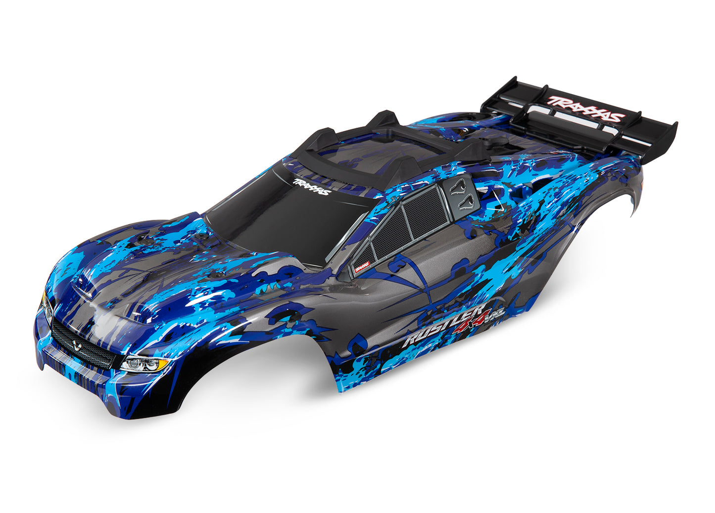 Traxxas 6717X Body, Rustler? 4X4 Vxl, Silver