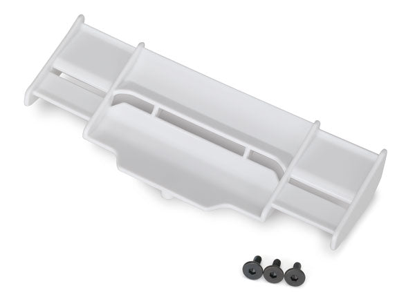 Traxxas 6721A Wing Rustler 4X4 Wht/3X8 Fcs