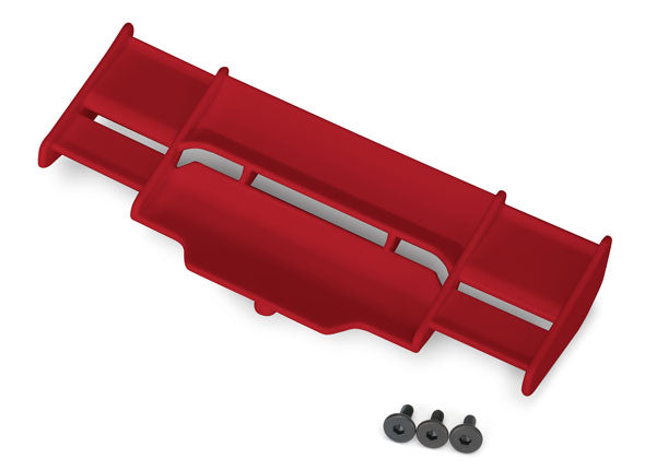 Traxxas 6721R Wing Rustler 4X4 Red/ 3X8 Fcs