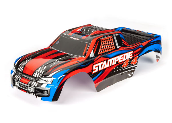 Traxxas 6729R Stampede 4X4, Body, Red