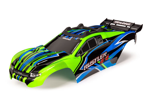 Traxxas 6734G Rustler 4X4 Vxl, Body, Grn