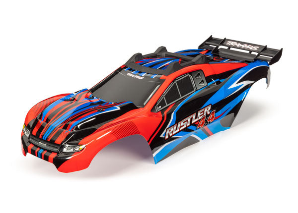 Traxxas 6734R Rustler 4X4 Vxl, Body, Red
