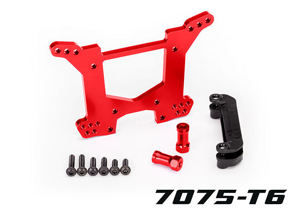 Traxxas 6738R Shock Tower Rear Alum Red