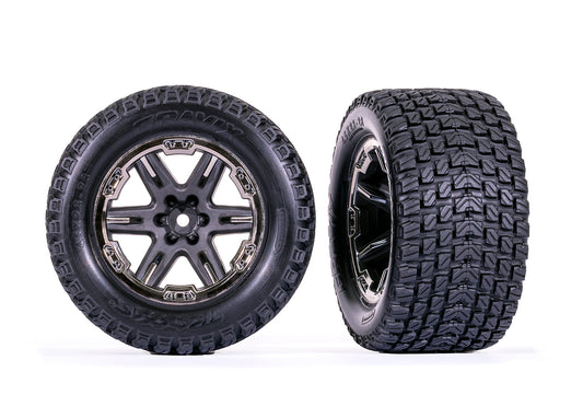Traxxas 6764-Blkcr T&W Rxt Grpht Gray Bkcr/Gravix