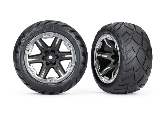 Traxxas 6775X T&W Rxt Blk W/ Chrm Anaconda