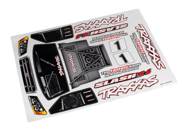 Traxxas 6813R Decal Slash 4X4