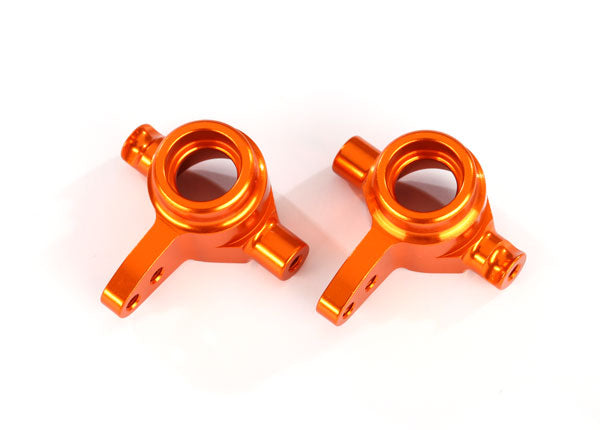 Traxxas 6837A Steering Blocks, Alum Orange