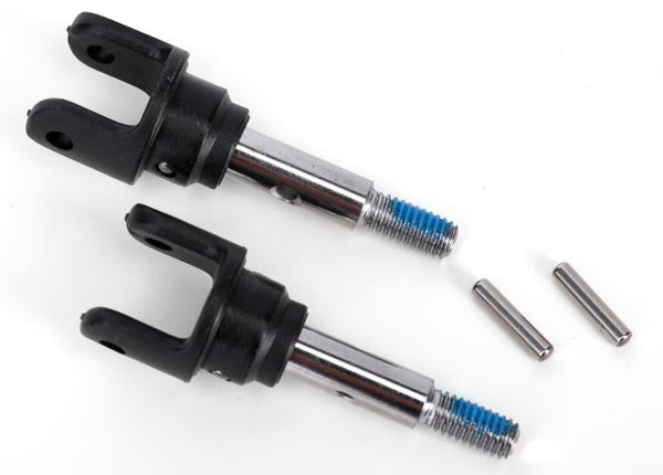 Traxxas 6854X Stub Axle Front Hd (2)