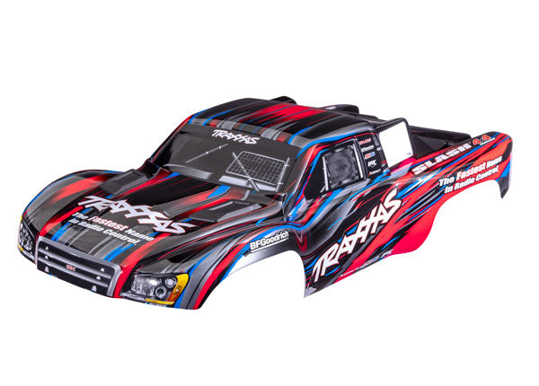 Traxxas 6932-Red Body Slash 4X4 Red Complete