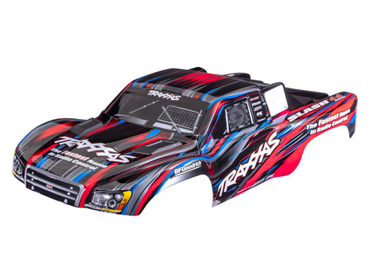 Traxxas 6932-Red Body Slash 4X4 Red Complete