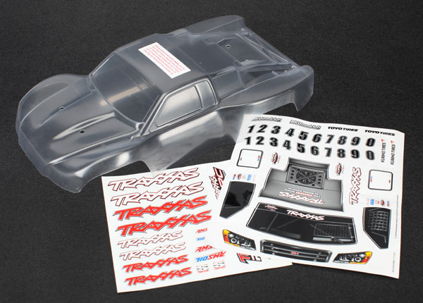 Traxxas 7012R Body 1/16 Slash Clear