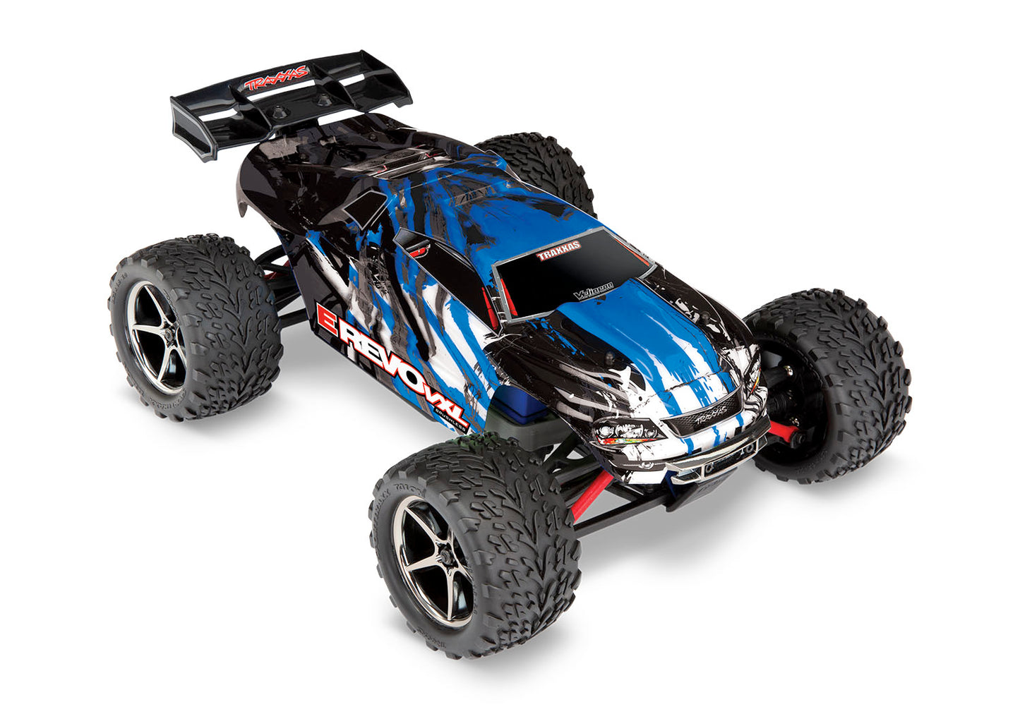 Traxxas 71076-8-Bluex 1/16 E-Revo Vxl Rtr W/Tsm