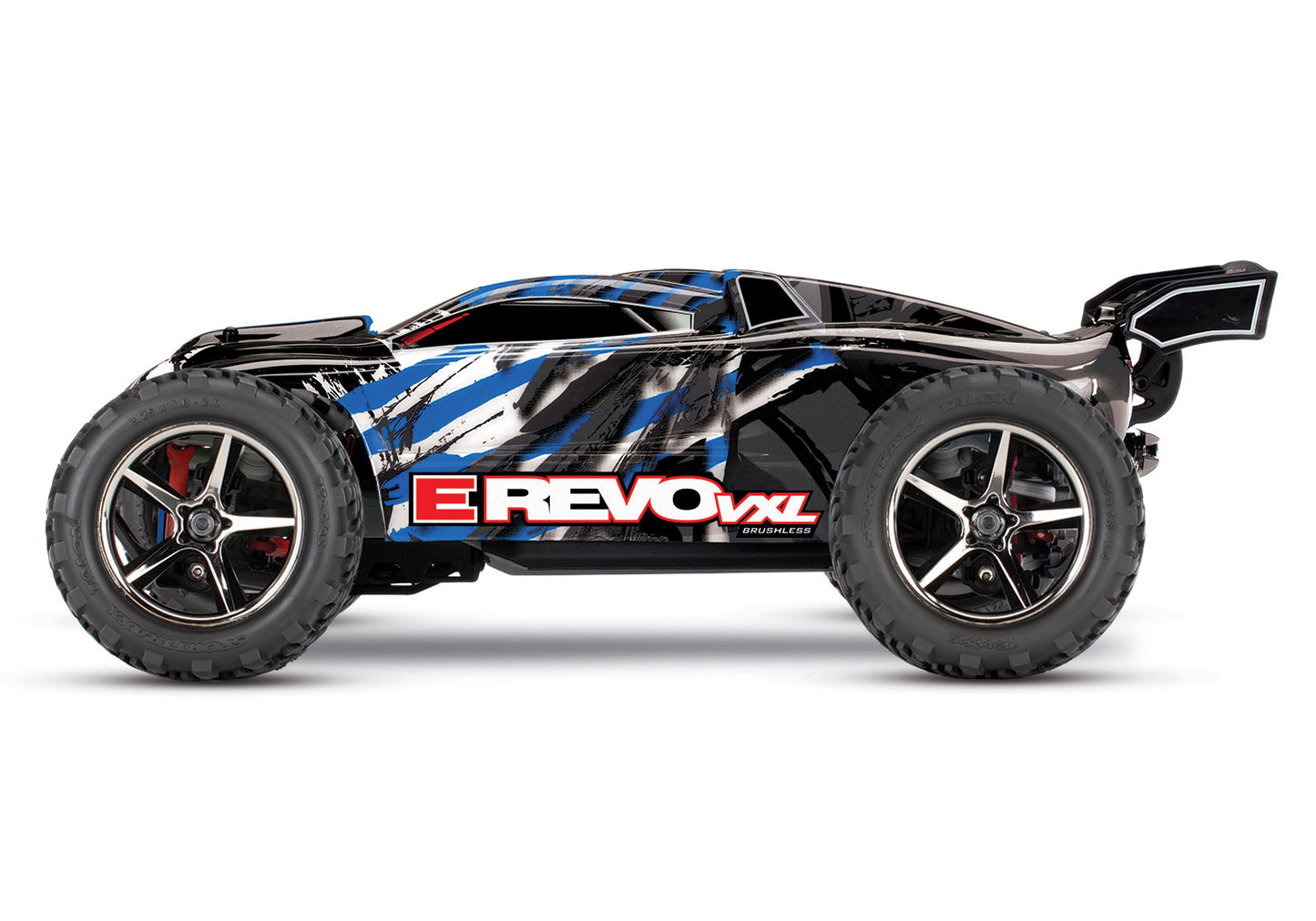 Traxxas 71076-8-Bluex 1/16 E-Revo Vxl Rtr W/Tsm