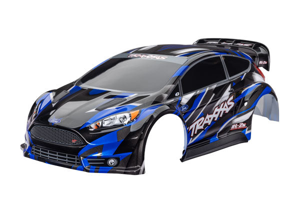Traxxas 7418-Blue Body Ford Fiesta St Rally Bl Blue