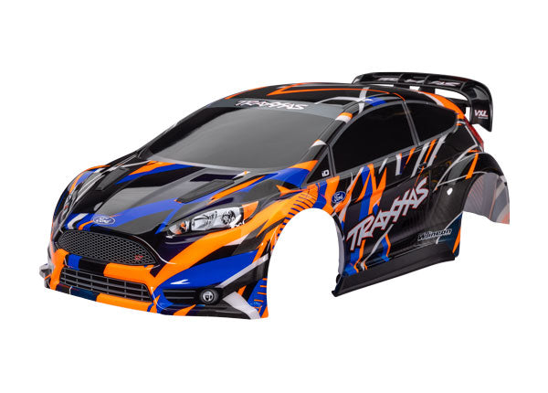 Traxxas 7427-Orng Body Ford Fiesta St Rally Vxl Orng