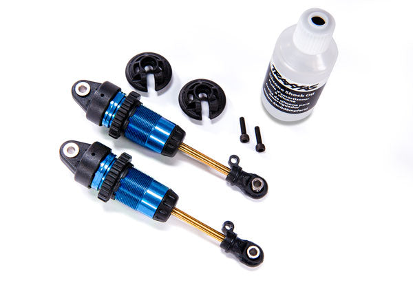Traxxas 7461 Shock Gtr Long Blue Aluminum