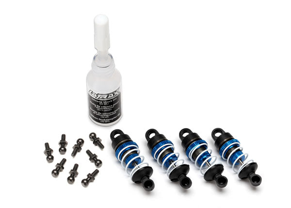 Traxxas 7560X Shocks Alum Assmb W/Sprng Alum