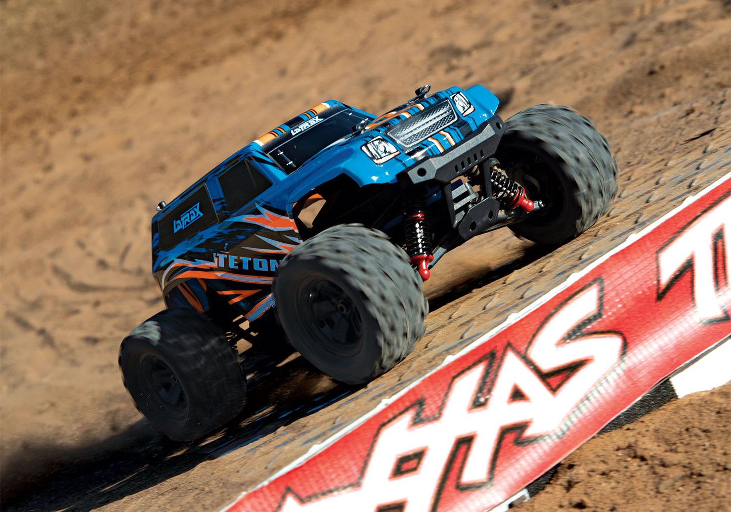 Traxxas 76054-5-Bluex 1/18 Latrax Teton With Ac Chgr