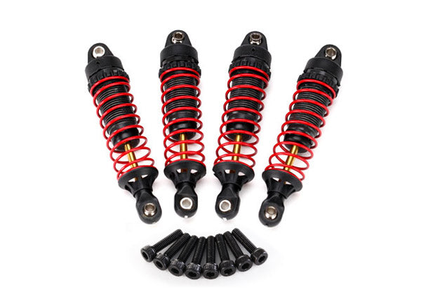 Traxxas 7665 Shock Gtr Ptfe Springs Red