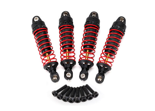 Traxxas 7665 Shock Gtr Ptfe Springs Red