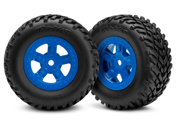 Traxxas 7674 T&W Sct Blue Whl/Sct Of/R Rcng